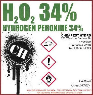 Cheapest Hydro 34% Peroxide 1 Gallon